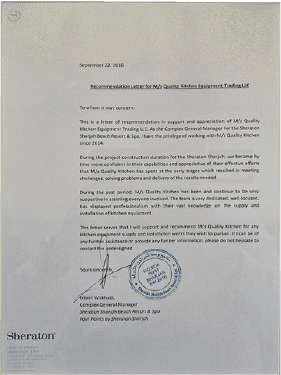 Client recommendation letter 3