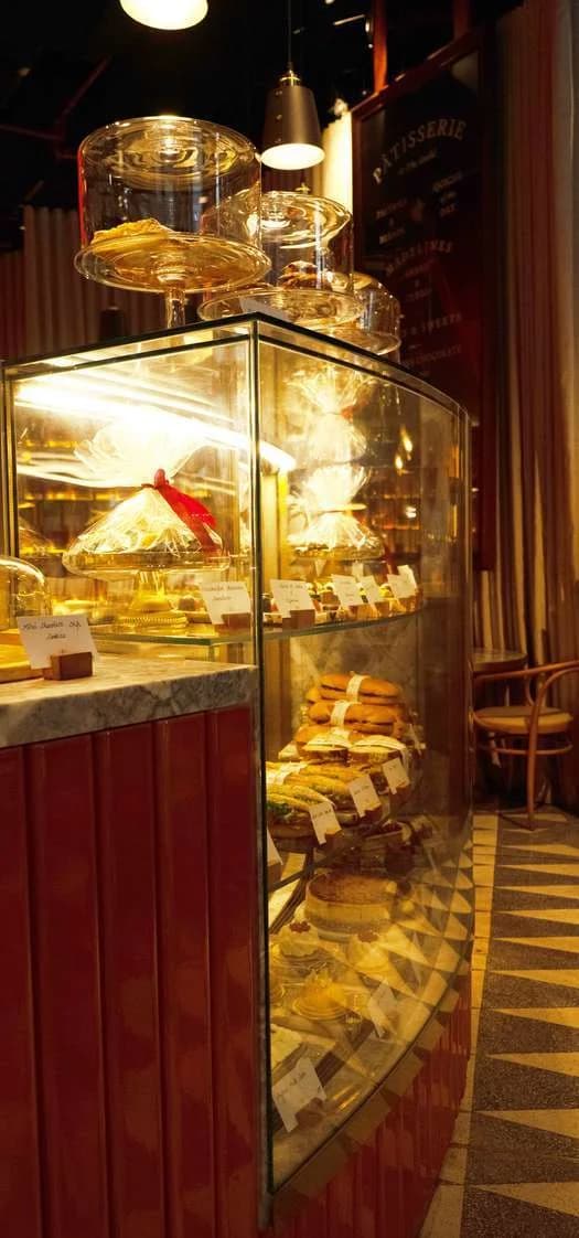 Second view of a food display counter