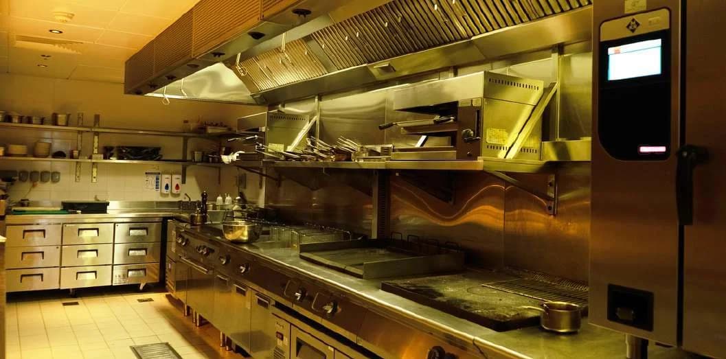 Commercial cooking line